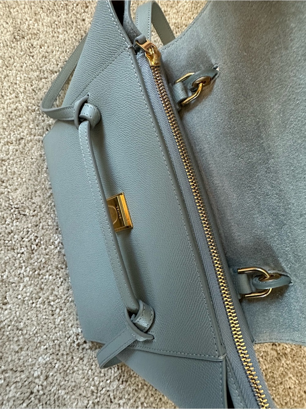Celine Micro Belt Bag – Light Blue / Blue Gray - Picture 11 of 14